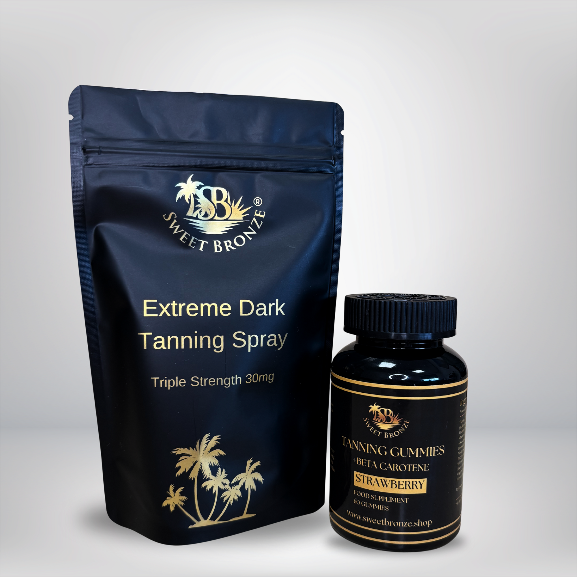 Extreme Tanning Spray and Gummies Duo